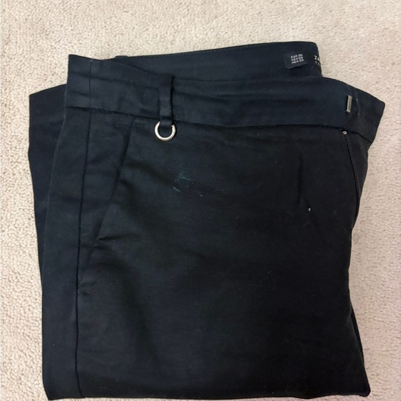 Zara Black Straight Leg Women's Pants - Picture 4 of 4